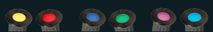 1 * luz del punto de Embeded LED Inground de la lente del panal de 3W con la cubierta redonda 1